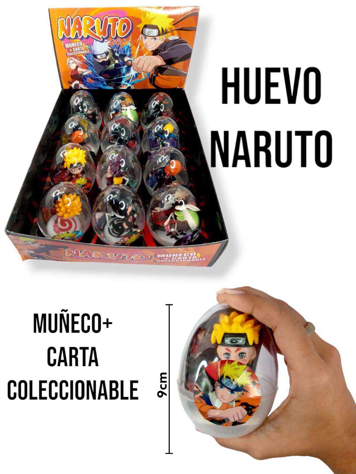 EGGIS Naruto ( Huevo minitoy + carta coleccionable )